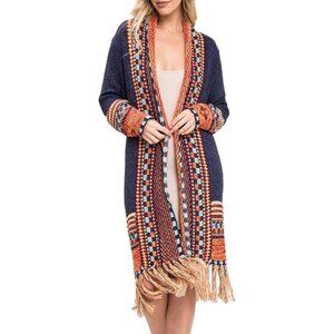 Versatile Women’s Aztec Print Bohemian Cardigan Sweater – Ideal for Any Occasion
